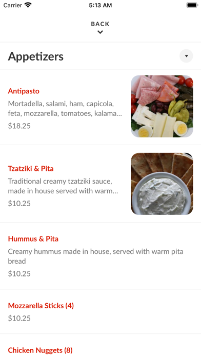 App screenshot
