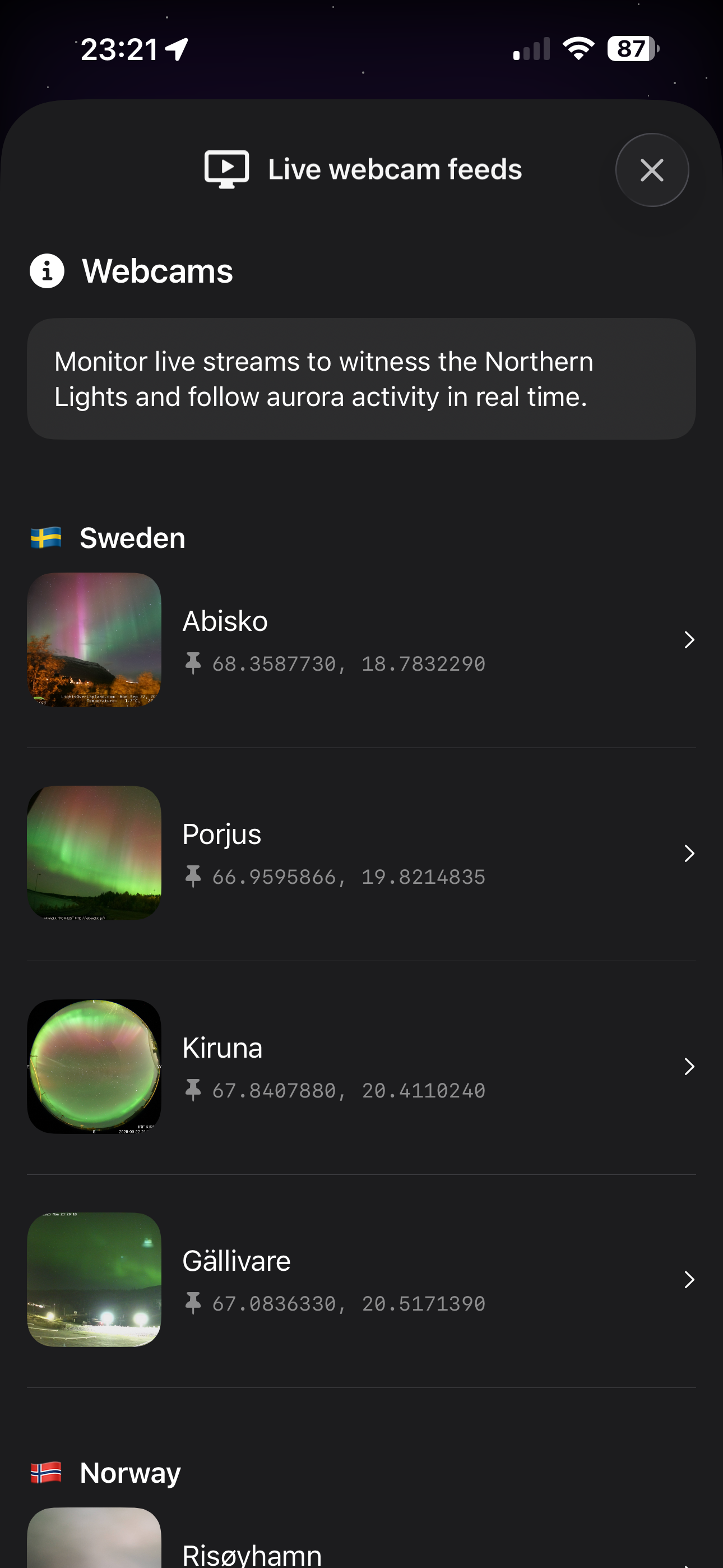Borealis: Aurora Tracker
