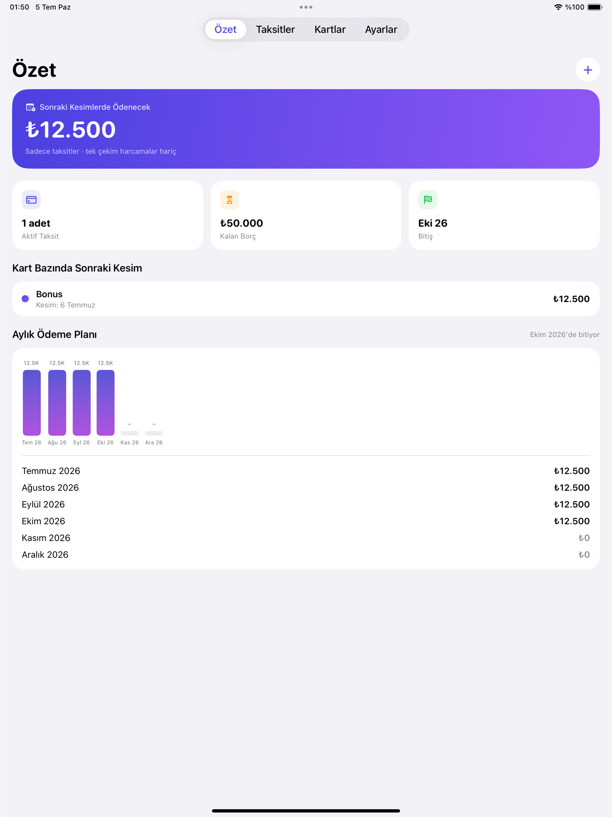 TaksitTakip - Tek Elden Yönet screenshot 5
