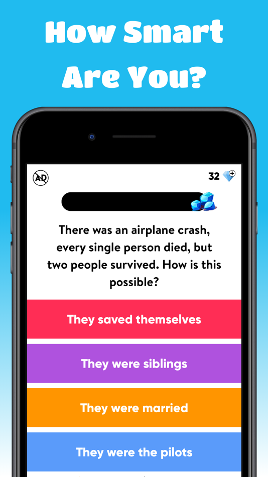 #1. Idiot Test - Quiz Game (iOS) 来自: DH3 Games