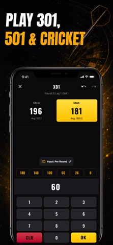 Dart Scoreboard: Score Keeper iPhone screenshot