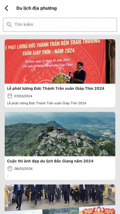 Screenshot #2 pour Du lich Hà Nam