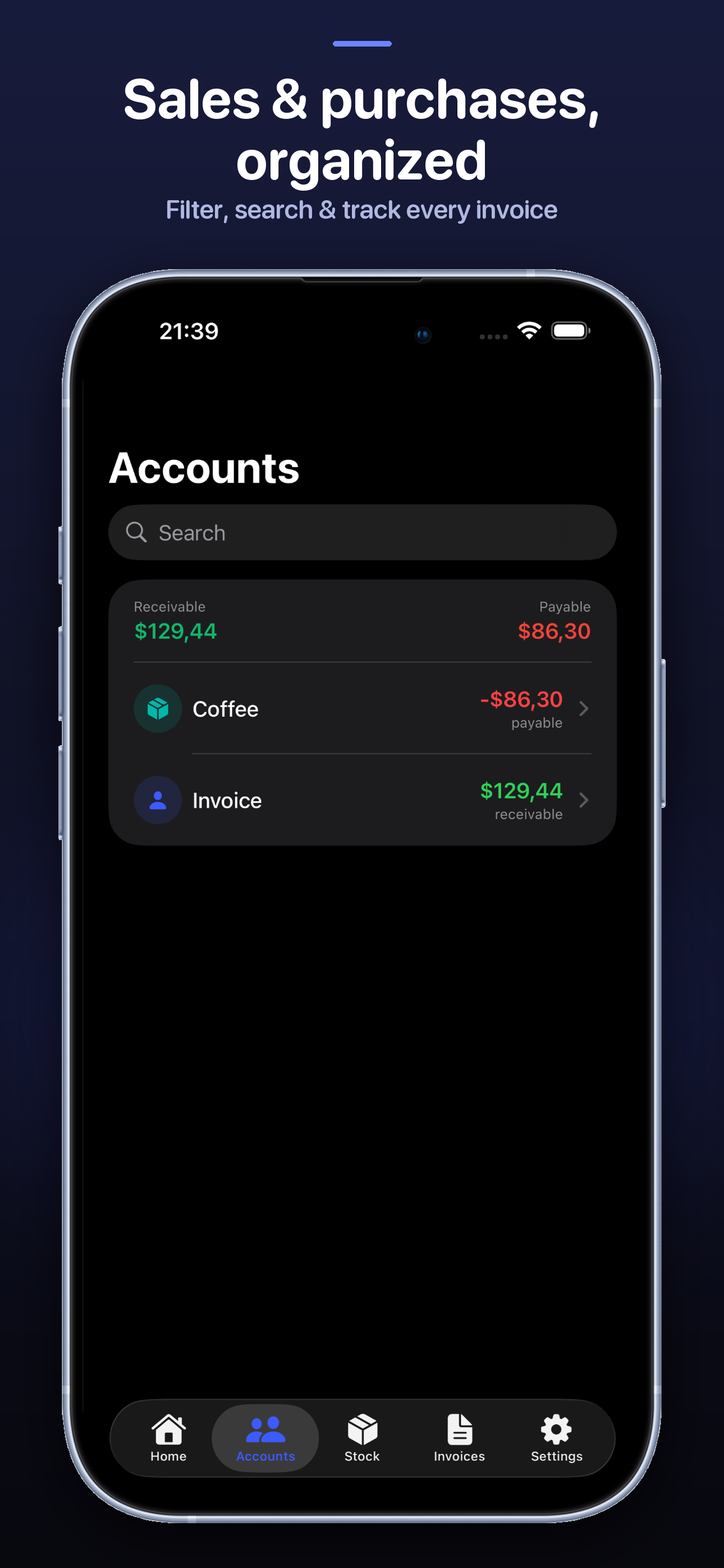 WizzTracker - Invoice screenshot 5