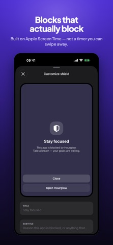 Hourglow: Screen Time Blocker Screenshot 4 of 5