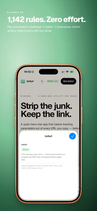 Unfurl: Strip Link Trackers screenshot 4 of 6