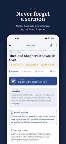 Bible Note Taker & Flashcards Screenshot 1 of 6
