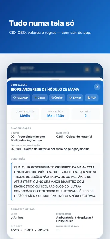 SIGTAP - Procedimentos SUS screenshot 2 of 10