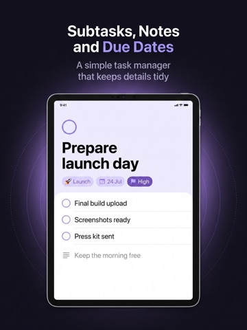 TaskPort: Tasks for AI Agents iPad screenshot