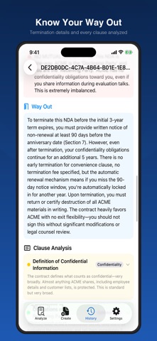 Counsely: AI Contract Analyzer Screenshot 4 of 10