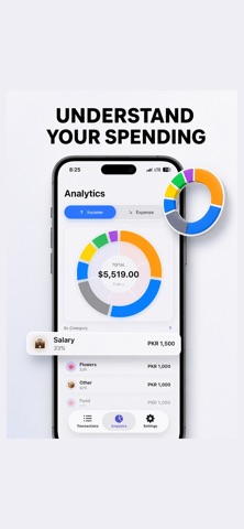 Expense Tracker Spending Screenshot 3 of 6