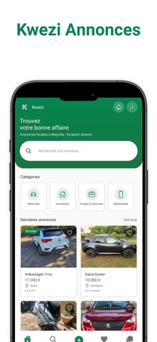 Kwezi Annonces Mayotte screenshot