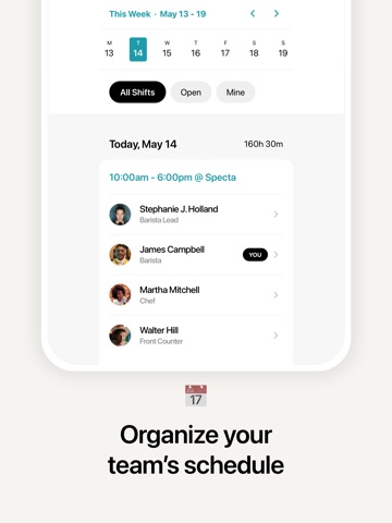 Atto: Time Tracking & Shifts iPad screenshot