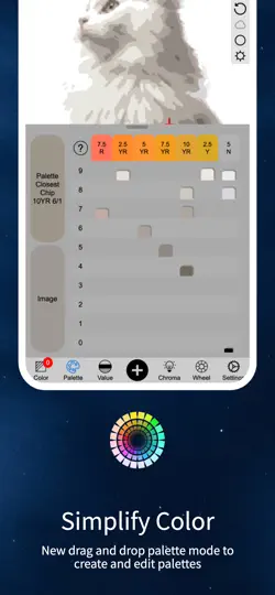 Captura de pantalla de ChromaMagic en iPhone 3