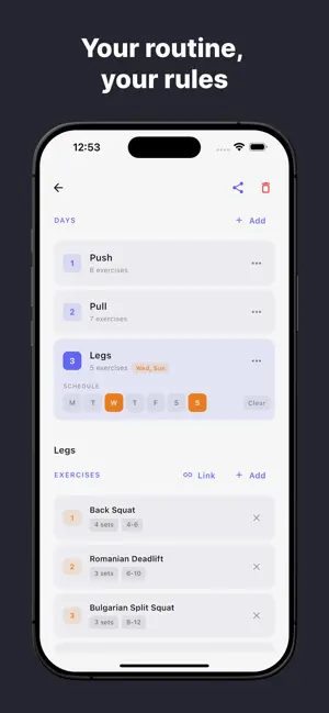 SWT - Simple Workout Tracker screenshot 4