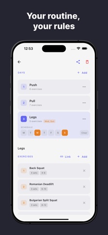 SWT - Simple Workout Tracker Screenshot 4 of 7