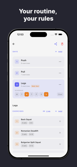 SWT - Simple Workout Tracker Screenshot 4 of 7