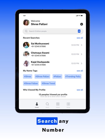 True ID Caller - Number Finder iPad screenshot 4