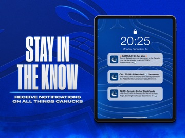 Canucks iPad screenshot 5