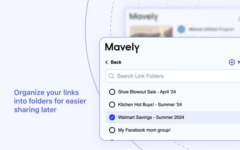 Mavely Link Creator iPhone screenshot