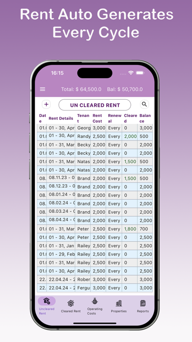 Rental:LandlordPropertyManager Screenshot