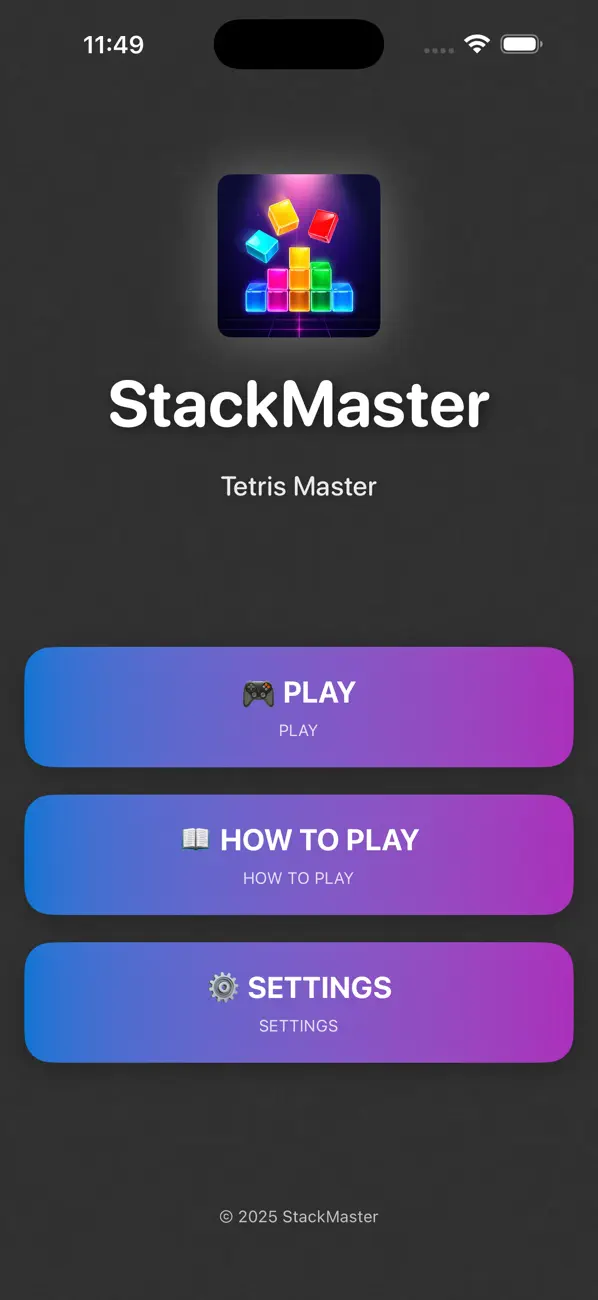 #5. StackMaster – Smart Block Game (iOS) di: ufuk catalca