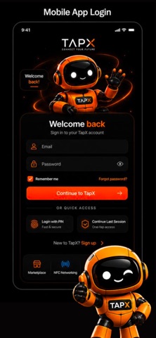 TapX App Screenshot 1 of 4