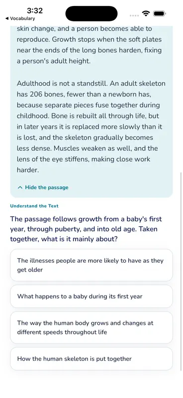 Findory Comprehension screenshot 2 of 6