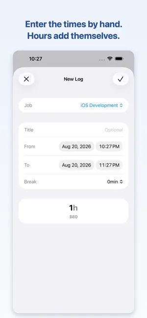 WorkLog: Time & Shift Tracker screenshot 3
