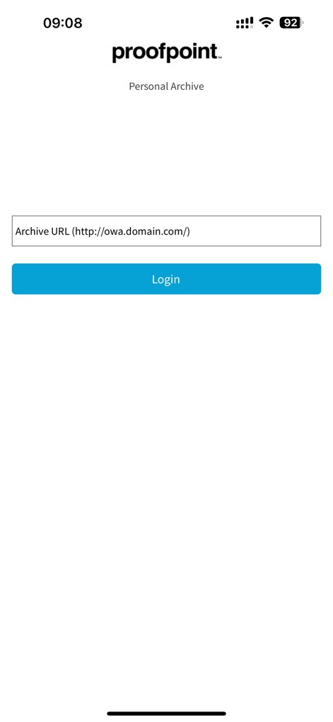 Proofpoint Mobile Archive - Business App | MWM