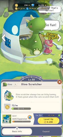 Meow kingdom:cute cat idle rpg iPhone screenshot