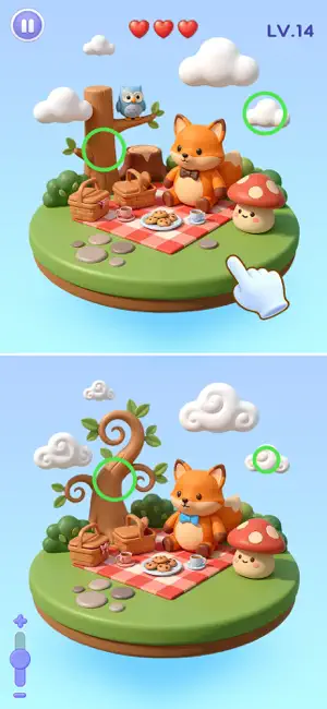 Difference Dash - 3D Spot Game screenshot 1