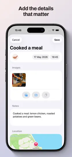 Скриншот Memstone – Track What Matters на iPhone 4