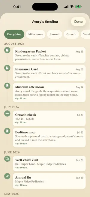 Kin Keepsake Vault screenshot 1