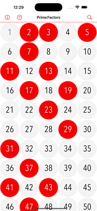 Prime Factors Screenshot 1 of 4