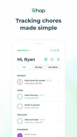 Chap: Chores Tracker & Chart screenshot 1