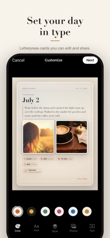 Dear Diary : Daily Journal Screenshot 5 of 5