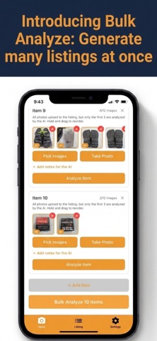 PicList: AI Listing Generator Screenshot 1 of 9