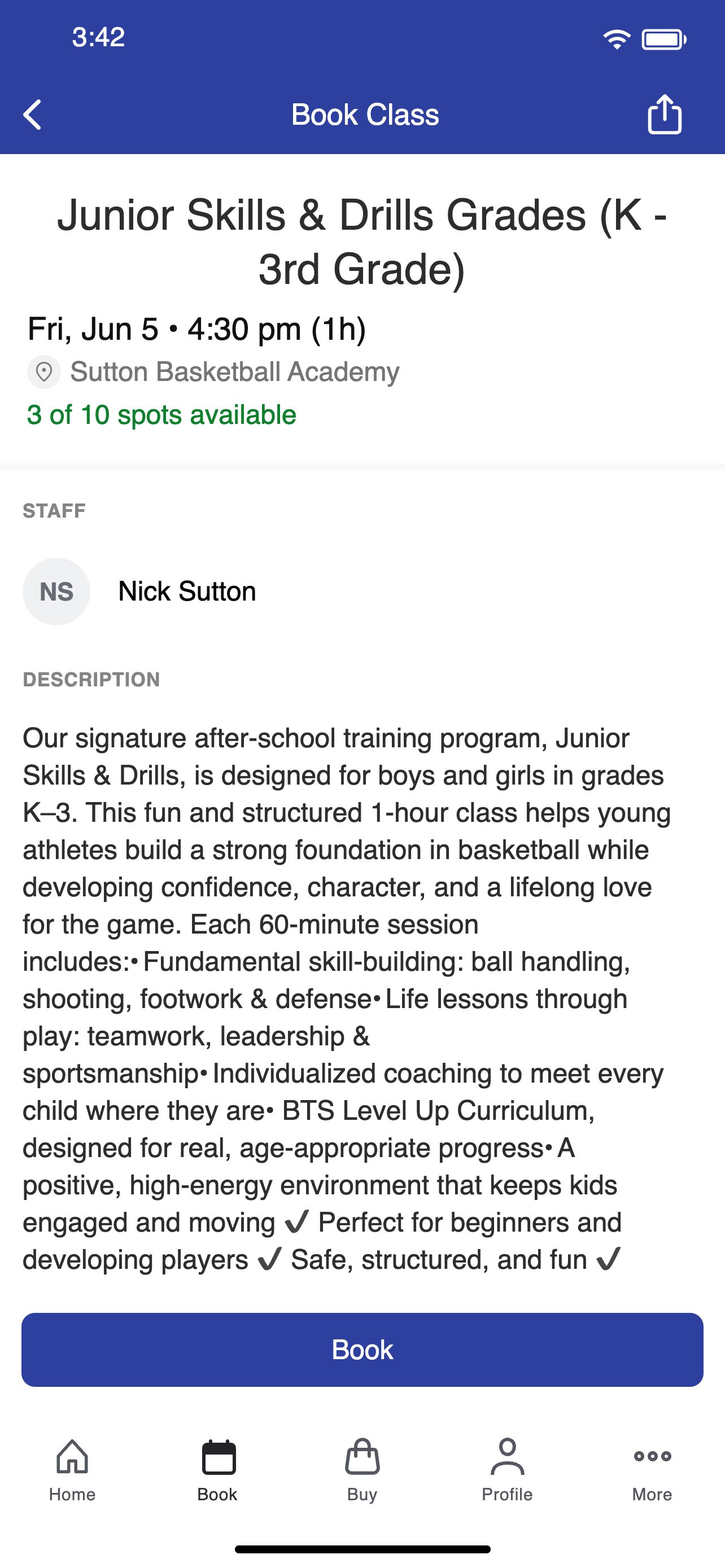 Sutton Basketball Academy