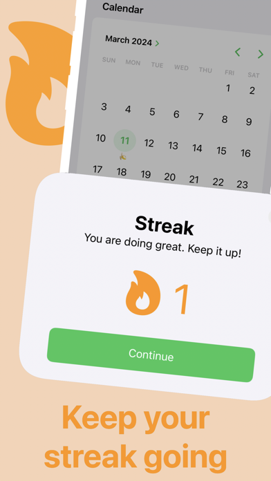 FruitMinder - Health Goal Screenshot