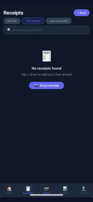 Snapslip -Receipt Scanner & AI screenshot 3
