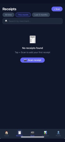 Snapslip -Receipt Scanner & AI Screenshot 3 of 6