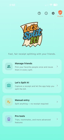 Let's Split It! Screenshot 1 of 10