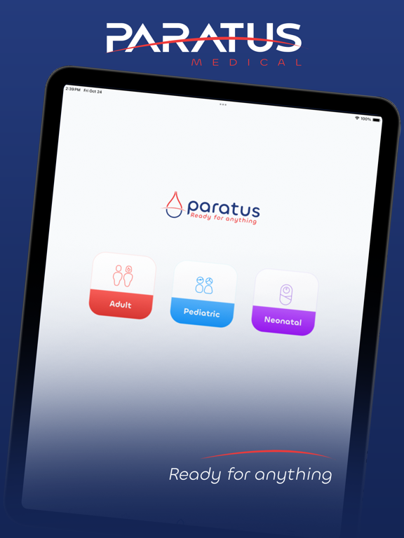 Paratus Medical iPad screenshot 1 - Medical app