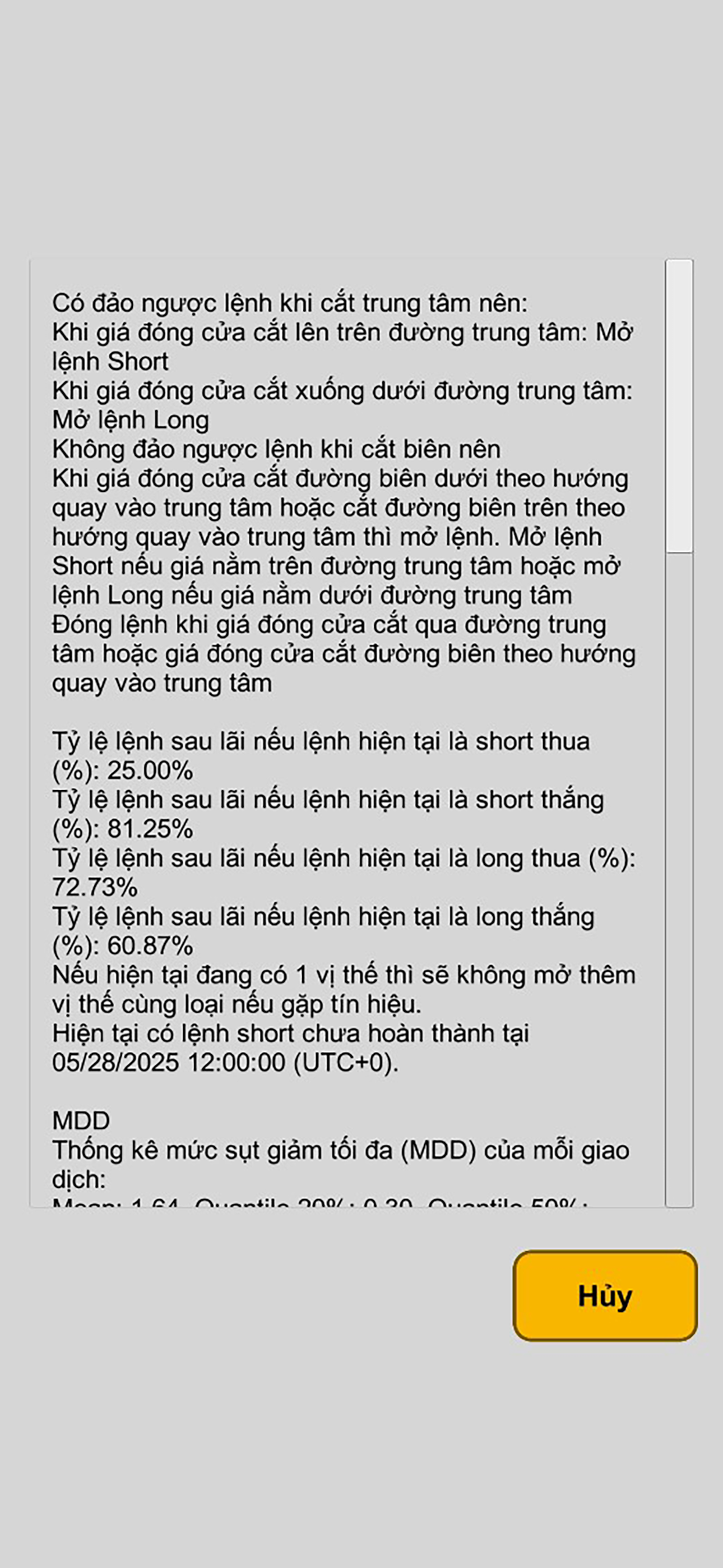 Telechart - Trading signals