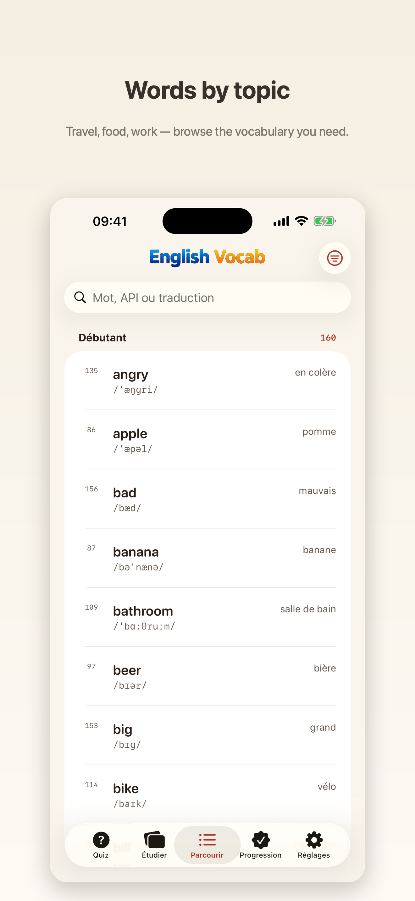 EnglishVocab: Audio Words screenshot 7