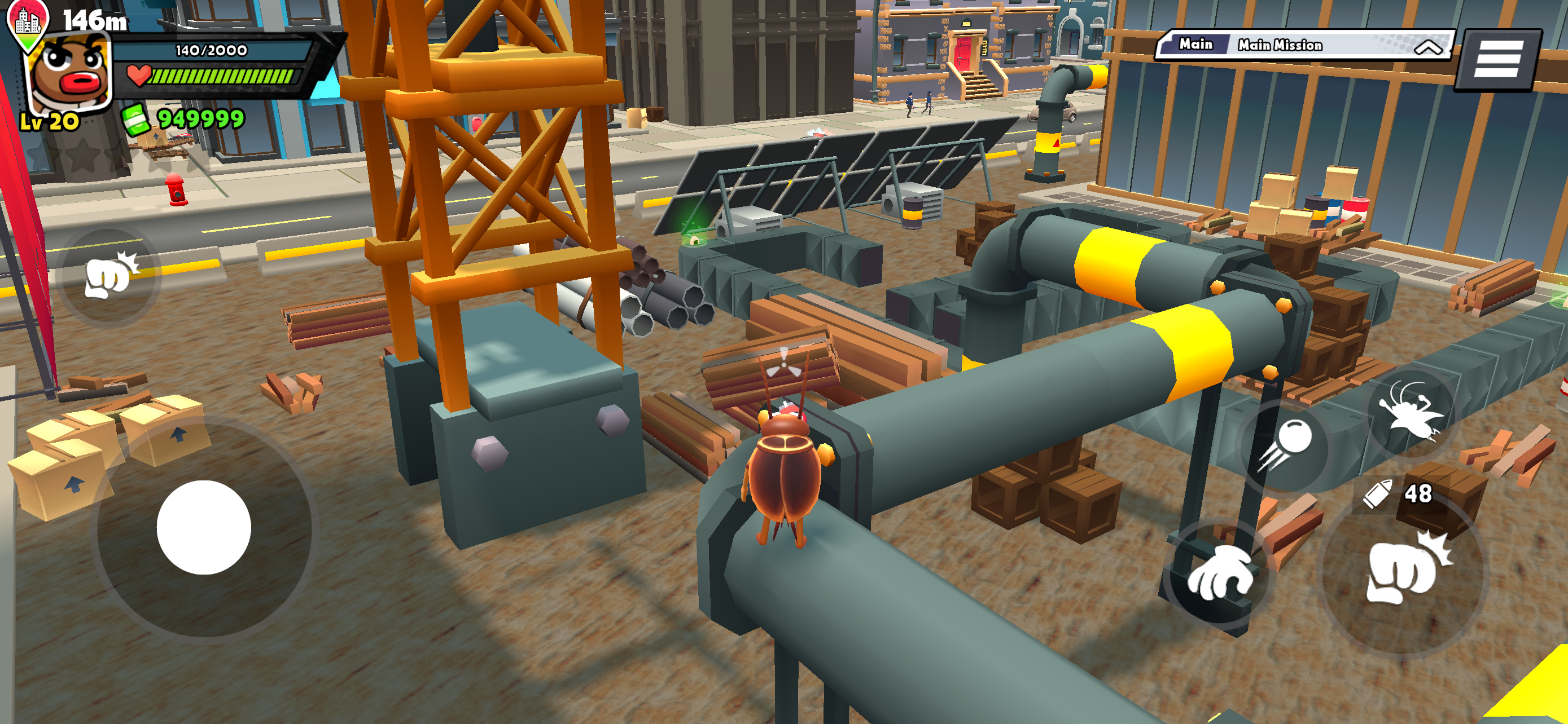 Cockroach Prank: City Chaos screenshot 2
