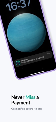 Subscriptions Tracker MoniCal Screenshot 3 of 8
