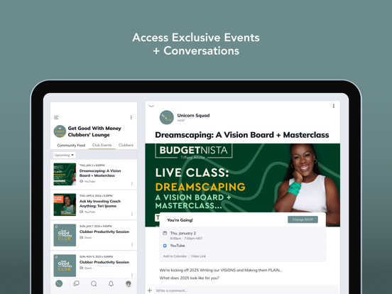 Get Good With Money Club iPad screenshot 3 - Finance app