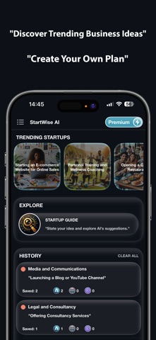 StartWise AI iPhone screenshot