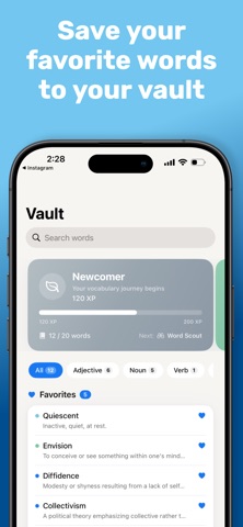 Word Lock: Vocabulary Builder iPhone screenshot